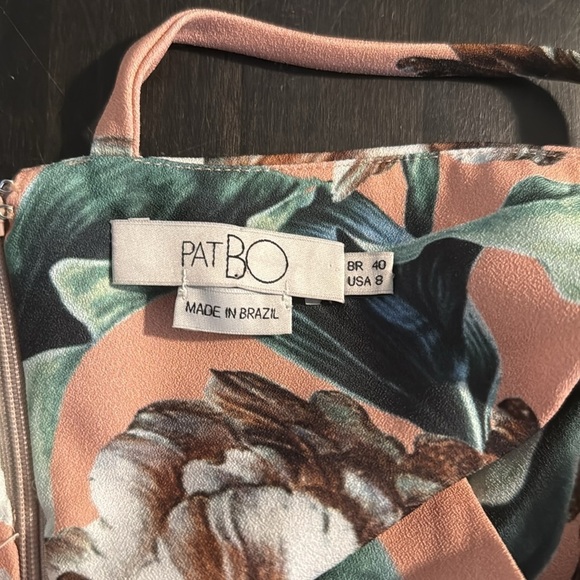 PatBo Revolve Tropical Resortwear Jumpsuit Made in Brazil Size 8 - Picture 6 of 10